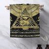 Egyptian Eye of Horus Wadjet Gold and Black Soft Face Towel Quick Dry Pool Bath Cotton Towels Absorbent Quick