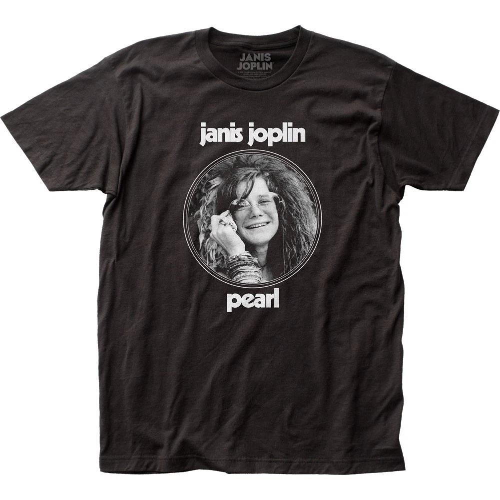 Janis Joplin Pearl Mens T T-Shirt Music Classic Concert Rock Band Tee New Black
