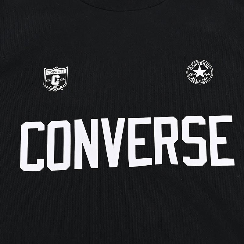 New Converse Sweatshirt Men's Black 10028409-A01