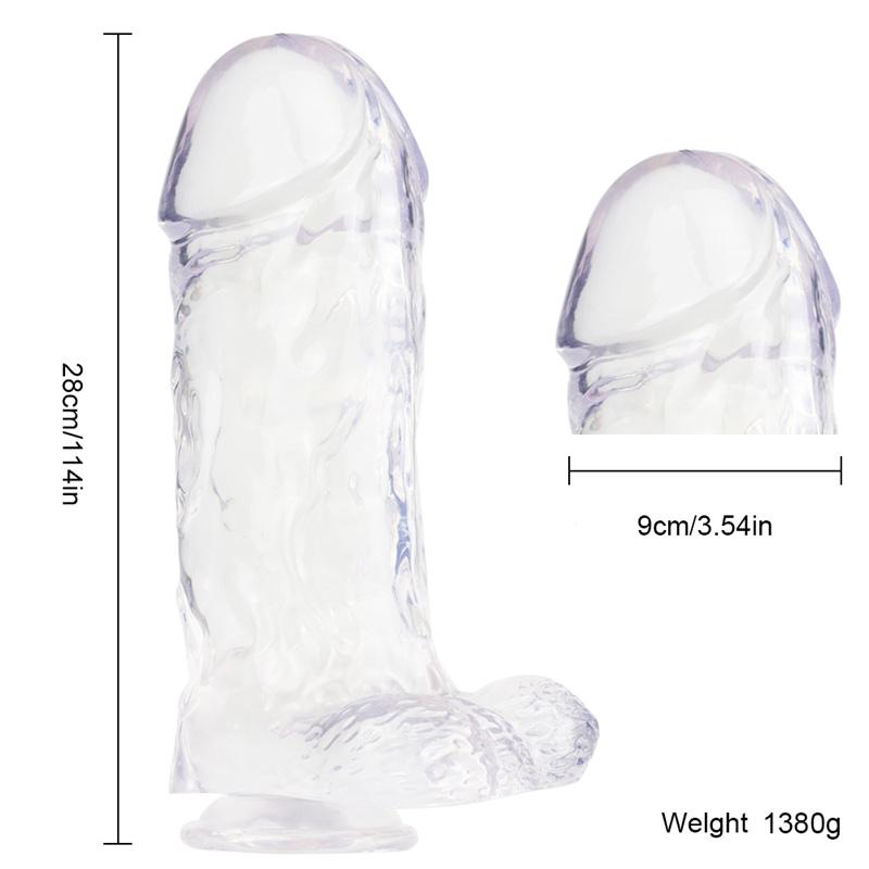 Female Masturbator Super Thick Simulation Dildo Big Stallion Fisting Butt Plug Adult Products