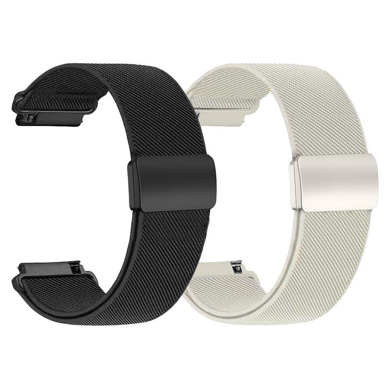 1-2PCS 20/22mm Magnetic strap for Samsung Galaxy Watch 7 6 5 4 40/44mm 6Classic 47mm Nylon Loop band for Huawei Watch GT5 Pro 4