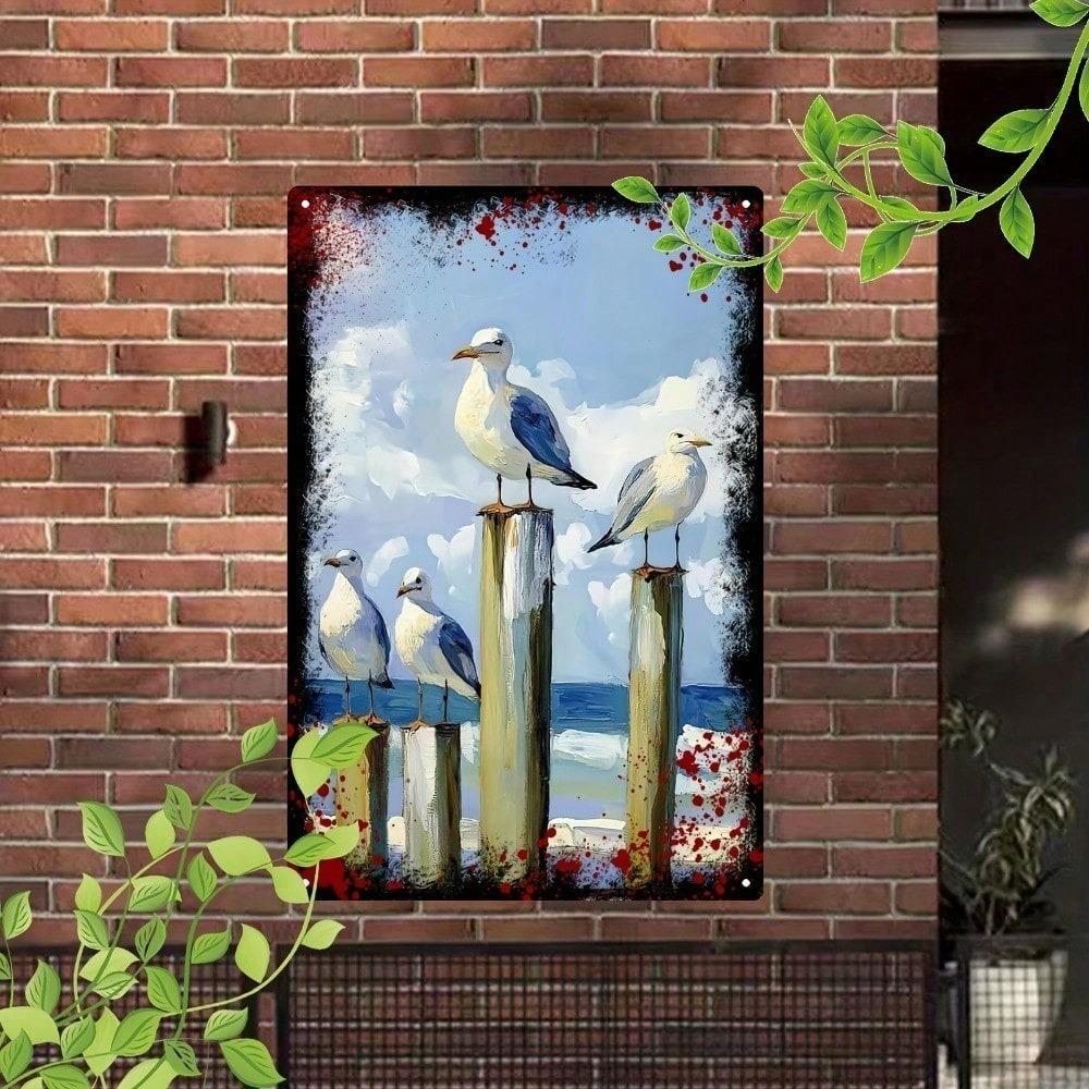Retro Style Metal Sign Wall Decor