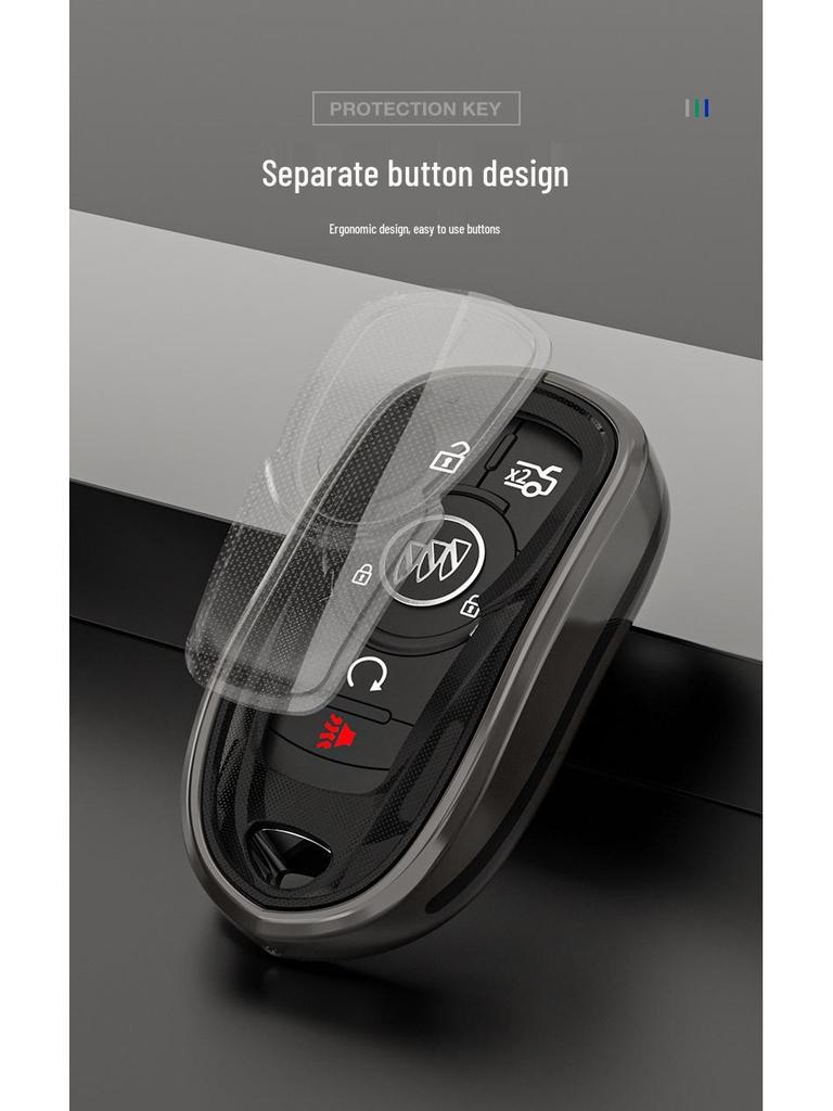 Buick Key Cover for Regal, LaCrosse, GL6, Encore, GL8, Verano, Envision, Enclave.