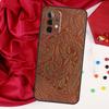 Braunes geprägtes Leder Muster für Samsung Galaxy A15 A55 A53 A33 A35 A22 A32 A52 A54 A34 A14 A56 A36 A26 A16 A05 A06 Hülle