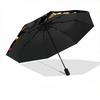 1pc Halloween Horror Pumpkin Patch Automatic Folding Umbrella, Lightweight Retractable Compact Travel Umbrella, 8-Rib Sturdy Frame082