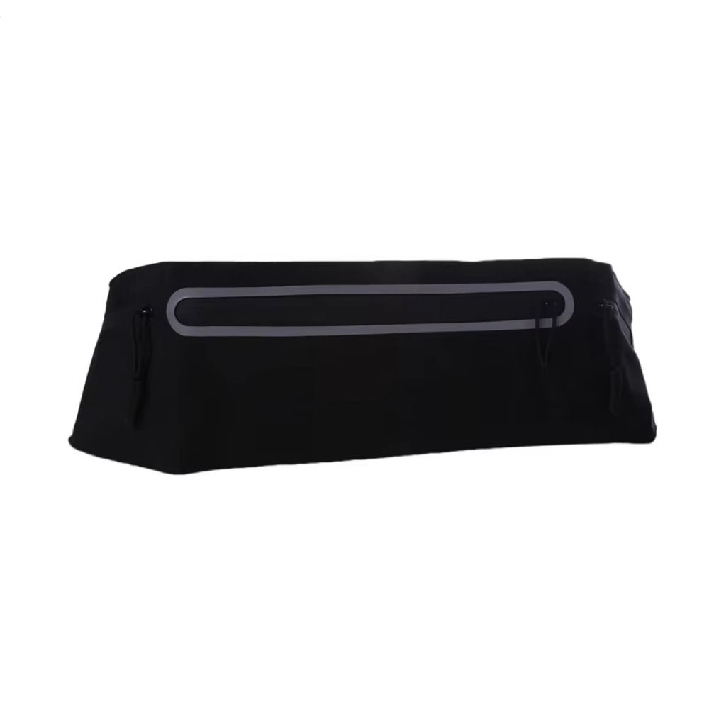 Adjustable Sports Fanny Pack Reflective Strip Mobile Phone Holder Running Waist Belt Bag  Gym