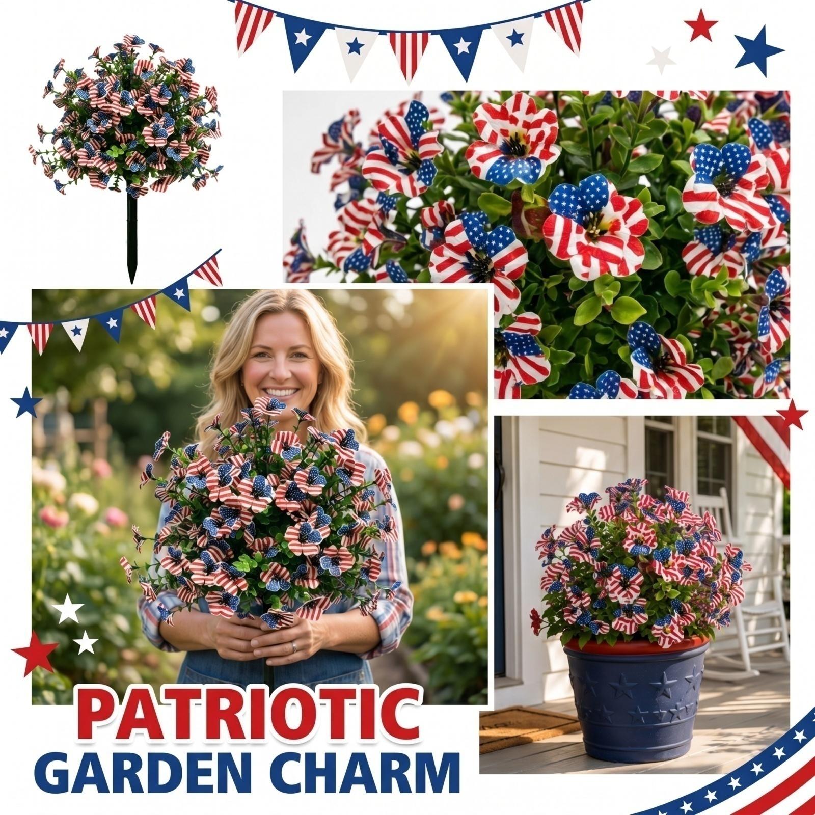 

Artificial Sphere Shaped Garden Stake Plant Outdoor Decorative Fake Floral Arrangement with Plastic Leaves and Durable Stem for Yard Patio Lawn One Size зелений