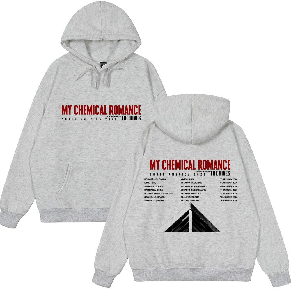 

Мужское худи My Chemical Romance весна/осень, оверсайз свитшот, рок, эмо, классический стиль, универсальная уличная одежда 3XL