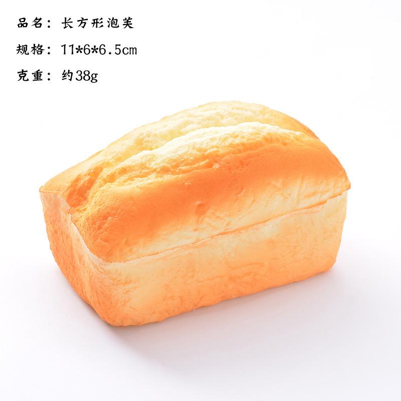Pane Artificiale Sollievo dalla Pressione Impastare Sollievo dallo Stress giocattolo Cibo Finto Accessorio per Fotografia Modello per Vetrine e Armadietti fidget toy regali
