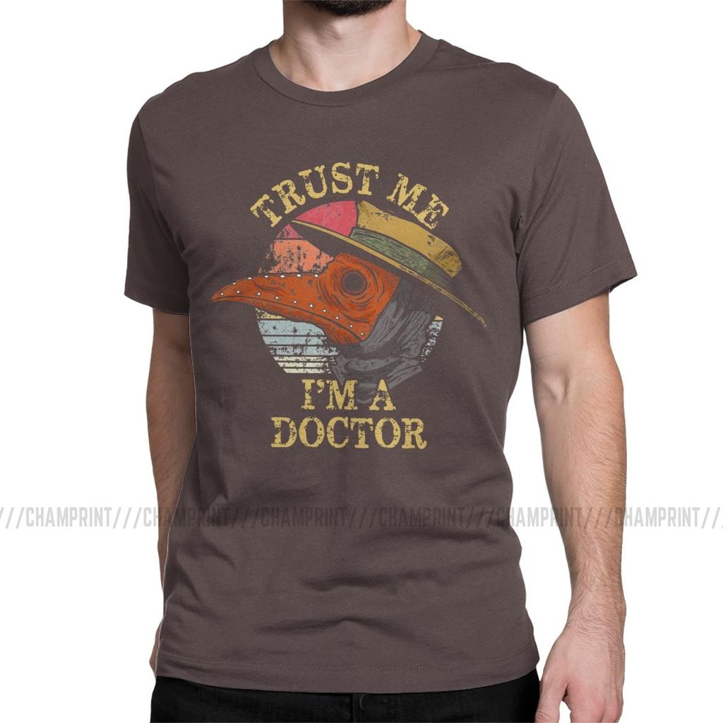 Plague Doctor Trust Me I M A Doctor Men S T Shirt Horror Halloween Black Death