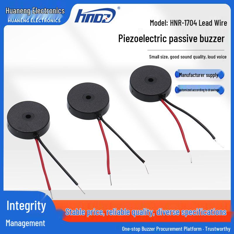 Piezoelectric AC Passive Buzzer HNR-1704 HNR-1704
