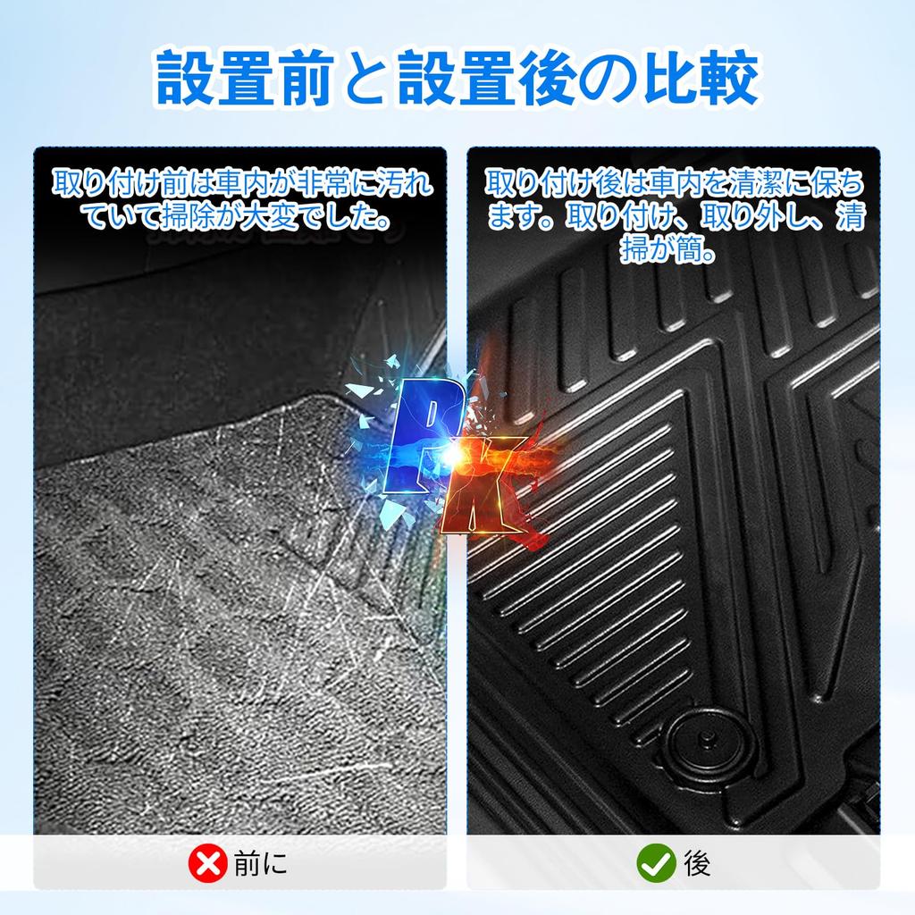 Compatible with Delica Delica Mini 30 series Roox 40 series 3D floor car TPE car interior March 2020 present May 2023 present Mini. / mats,