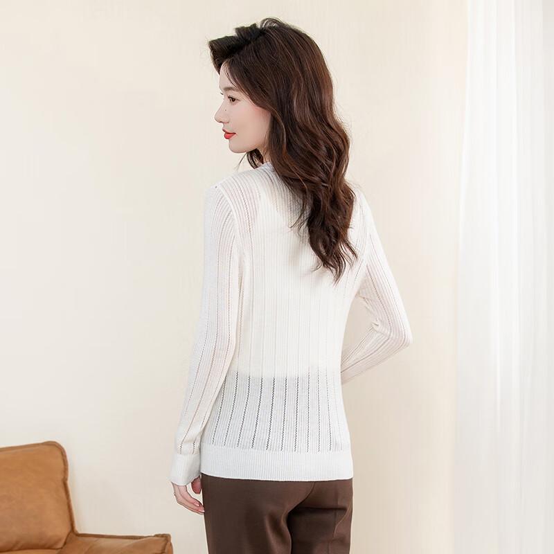 Yiliteng Women's Hollow-Out Knit Cardigan