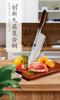 8.3 Inch Kiritsuke Knife 9-layers Clad Steel 9Cr18CoMov Blade Rosewood Handle Chef Cleaver Slicing Handmade Forged Kitchen Knife