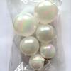 Gold, Silver, and Iridescent Ball Cake Toppers - Baking, Birthday, Dessert Decoration Set