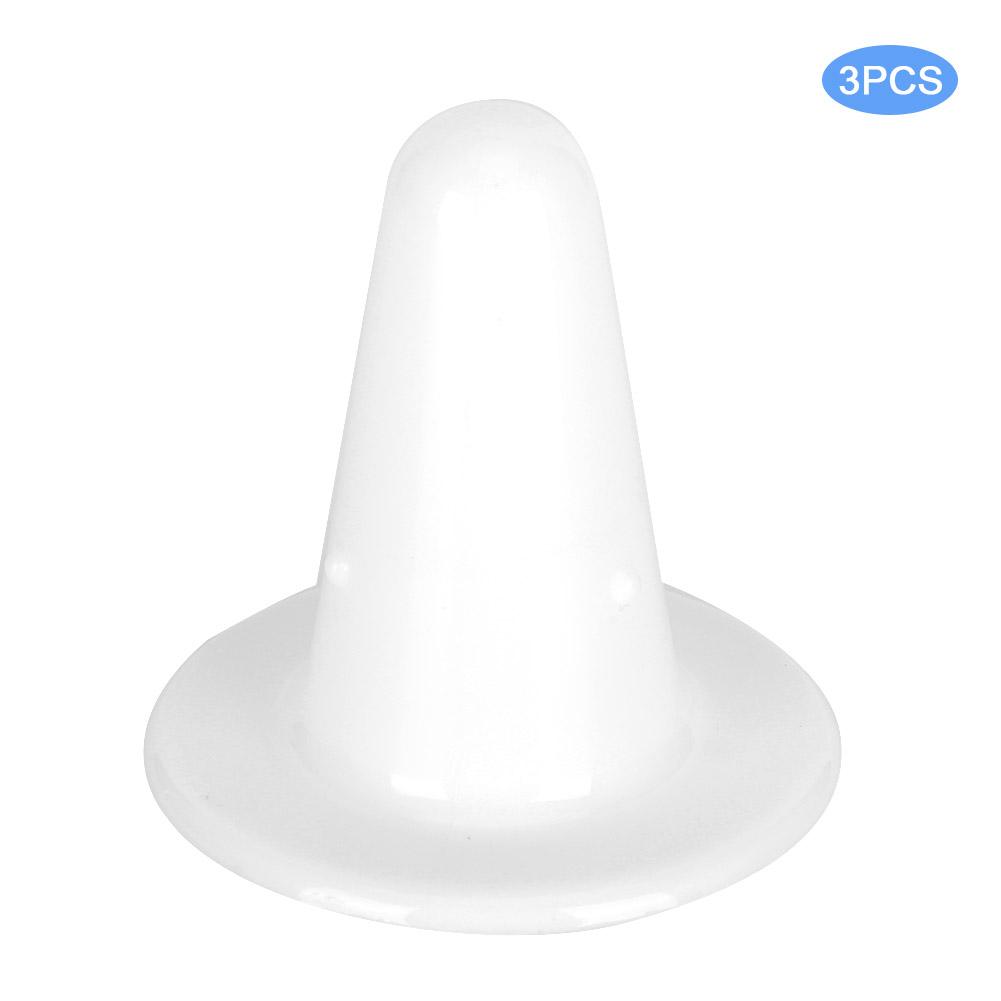 3PCS Plastic White Cow Fake Hard Nipple Safe Healthy Livestock Milking Machine AccessoryWhite