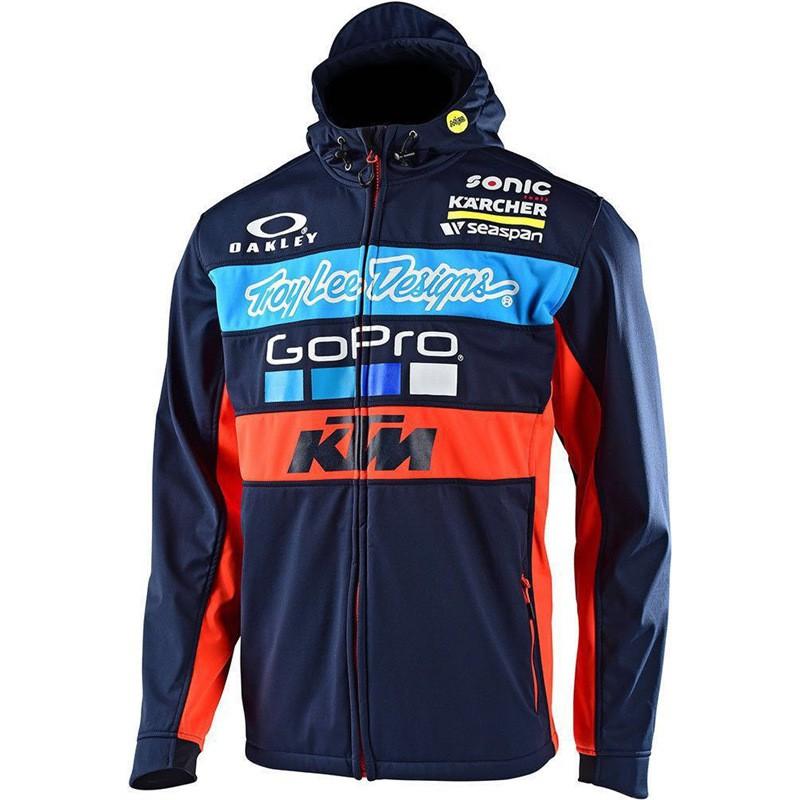 Motocyklová bunda Fleece Teplá Větruodolná Ochranné vybavení Terénní Sjezdový Sport Zimní použití XXXL