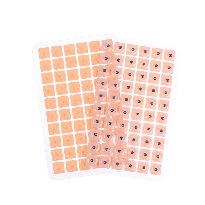 4 In 1 Set Multi-Condition Ear Seeds Acupuncture Auricular Sticker Kit 1200Pcs With Acupressure Chart Tweezer Auricular Probe