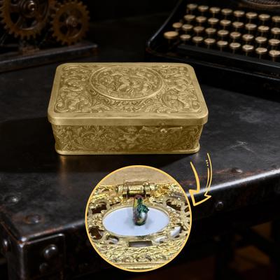 Geschenkbox, Mit Aufziehvogel-Gerät, Überraschungsgeschenk