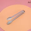 Stainless Steel Mini Food Clips For Sugar Cubes Ice Cube Tweezers Cute Baking Pastry Cake Decoration Candy Dessert Clips
