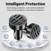 350W 10 Ports Car Charger Fast Charging PD QC3.0 USB C Car Phone Charger Type C Adapter in Car For iPhone Samsung Huawei Xiaomi