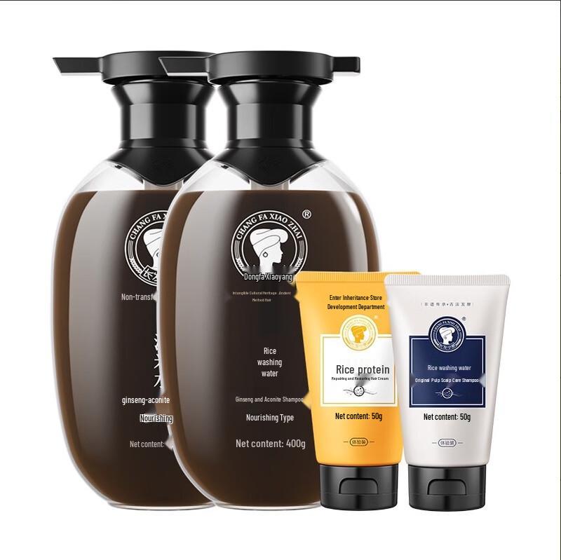 

Changfa Xiaozhai Ginseng & Black Sesame Hair Care Set