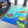17 Styles Cartoon SpongeBob Print Area Rugs 3D Carpet for Home for Living Room Bedroom Sofa Decor Floor Kids Play Anti-Slip Mats