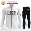 INEOS Team Winter Cycling Jersey Set Thermal Fleece Men Cycling Long Sleeve Bicicleta Set MTB Road Bike Clothing Suit Bib Pants