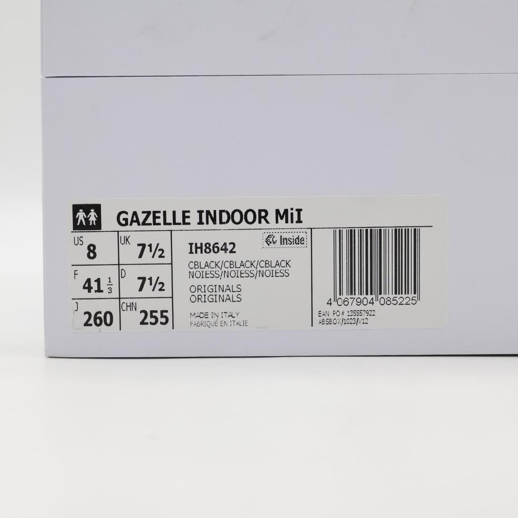 IH8642 adidas Originals Gazelle Indoor Made in Italy Core Black (uomo)