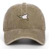 Embroidered Baseball Cap With Goose Pattern For Uninsex Casual And Fashionable City Style Duckbill Cap