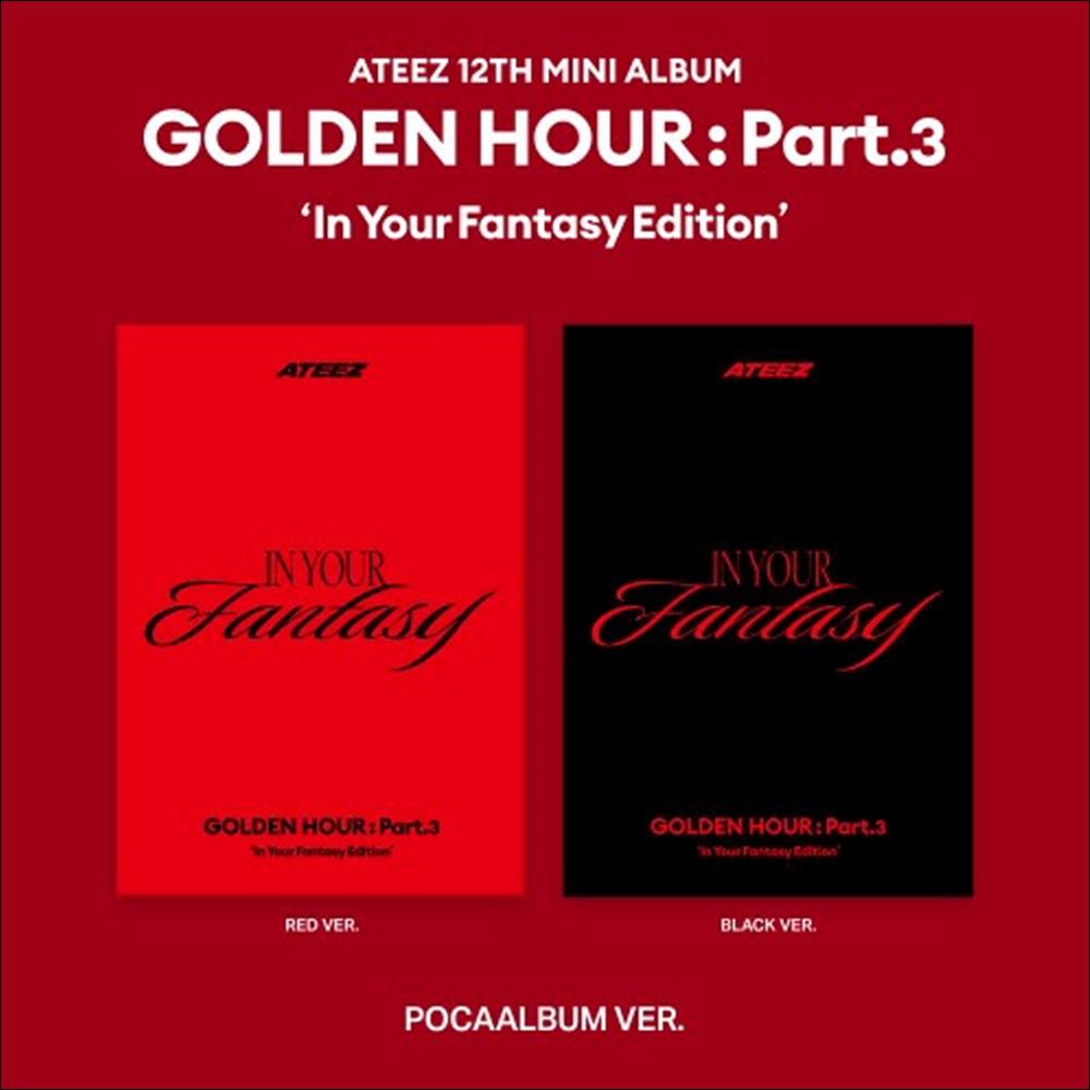 [Forhåndsbestilling] ATEEZ - GOLDEN HOUR Del 3 ‘In Your Fantasy Edition’ + Gratis gave