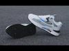Atmungsaktive weiße Mesh-Sportschuhe mit dicken Sohlen