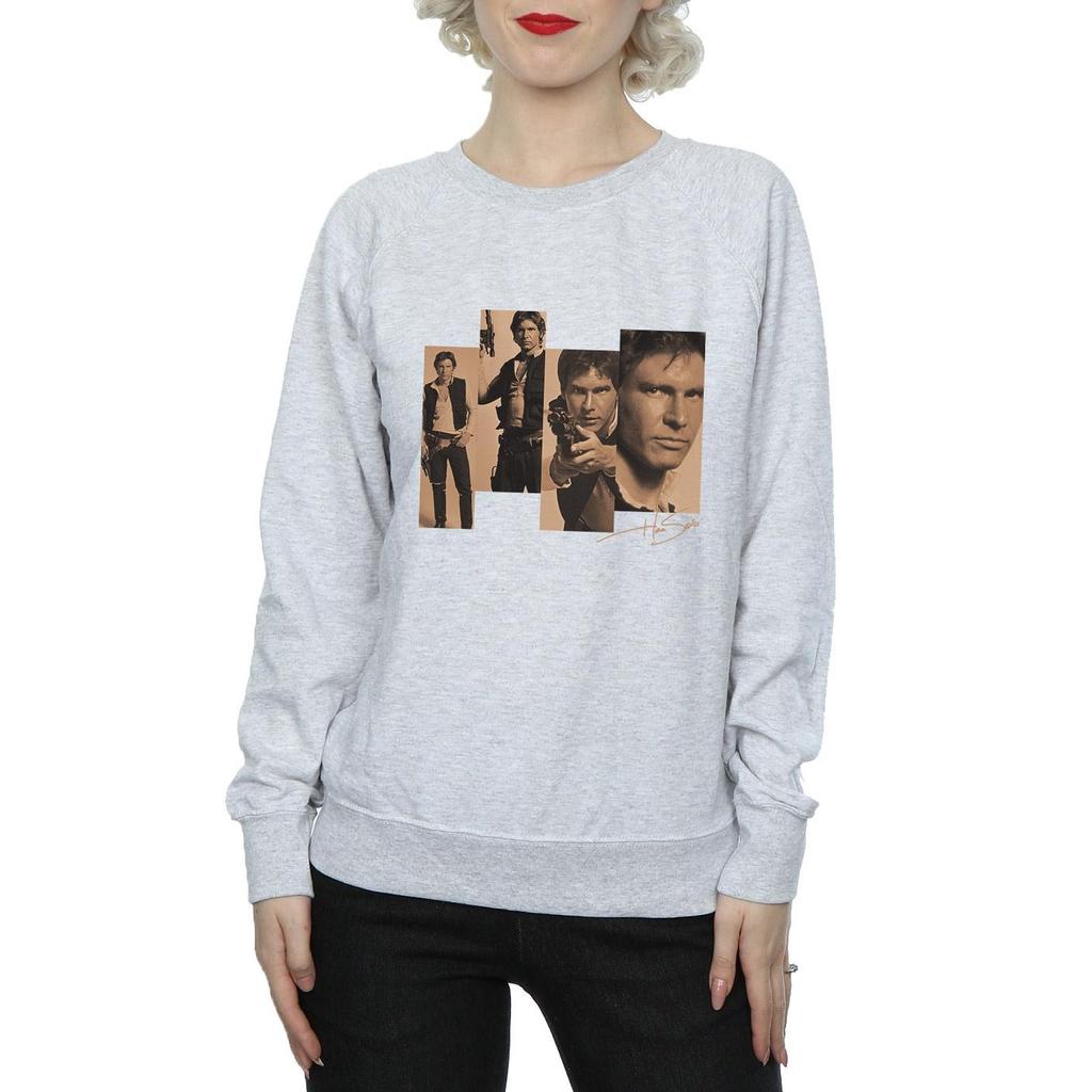 Star Wars Womens/Ladies Han Solo Photoshoot Sweatshirt