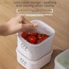 Thickened Fresh-Keeping Storage: Sealed Plastic Box for Refrigerator and Microwave Use