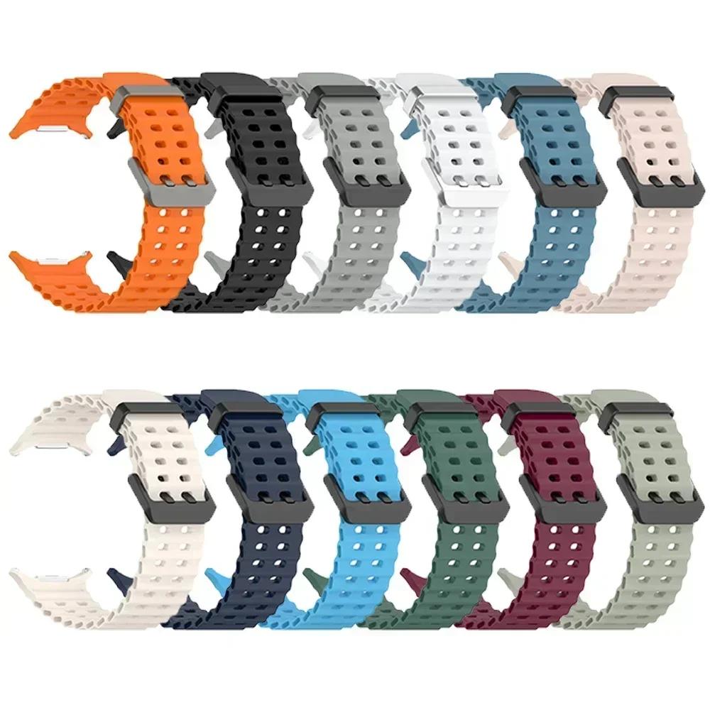 No Gaps Breathable Band For Samsung Galaxy Watch Ultra 2025 47mm Silicone Strap Samsung Galaxy Ultra 47mm Bracelets Accessories