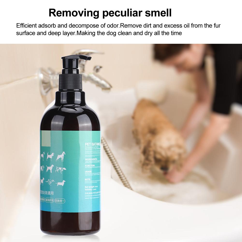 500ML Full Effect Pet Sterilization Deodorization Liquid Bathing Shower Gel Supplies for DogsFull Effect