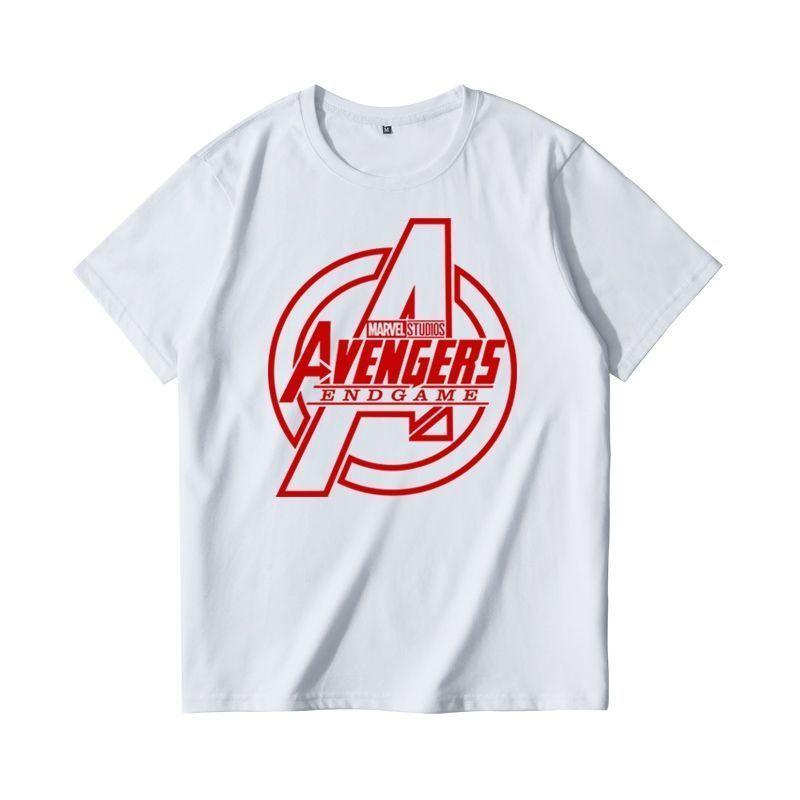 2025 Marvel Avengers Potlačené Spoločné Tričko Pánske a Dámske Letné Americké Nové Veľké Veľkosti Voľné Bežné Trendy Krátkorukávový Vrchný Diel