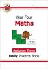 Bok KS2 Maths Year 4 Daily Practice Book: Autumn Term