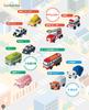 Crochet Embroidery Thread Miniature Working Vehicles Picture Book (applemints)