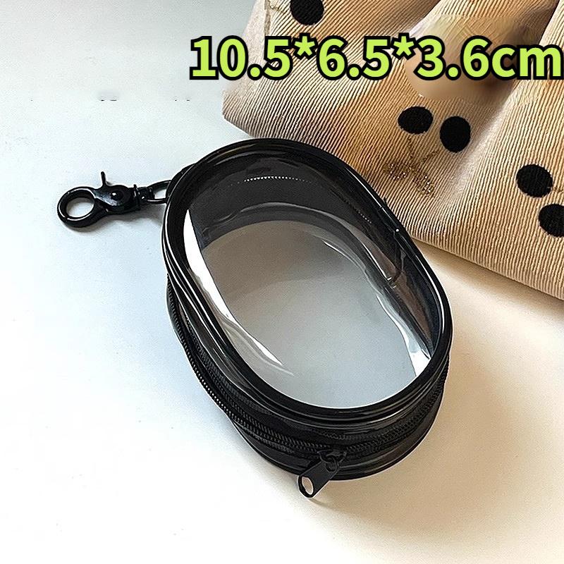 Jewelry Organizer Transparent Storage Box Pouch Mystery Box Plastic Box Cute Doll Bag With Keychain Dustproof Case