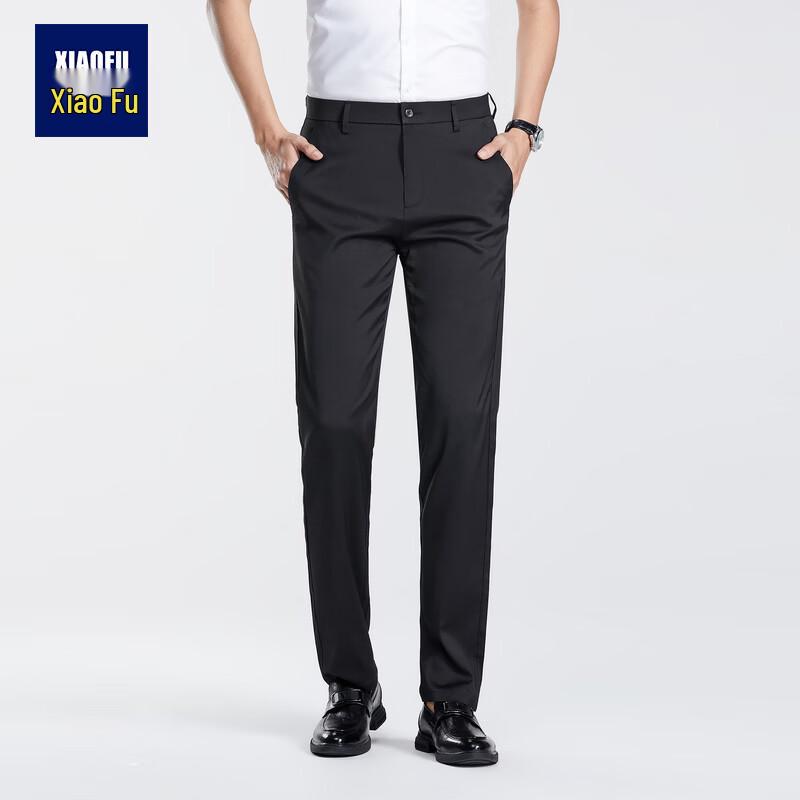 Men s Straight-Leg Business Casual Dress Pants 30