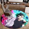 1pc Hunter X Hunter Killua & Gon Round Carpet - Anime Cartoon Design Office Chair Mat