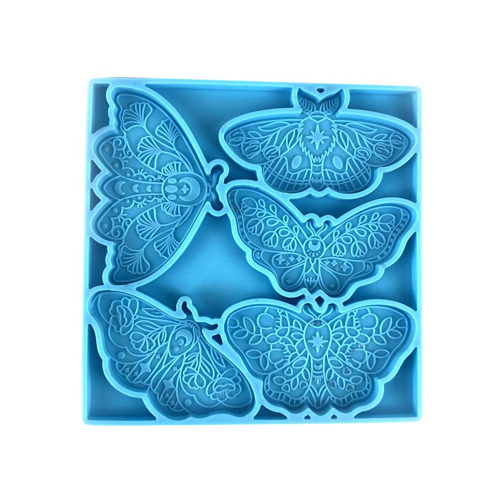 Crystal Epoxy Resin Mold Butterfly Shape Earrings Pendants Casting Mold Silicone Mould DIY Crafts Jewelry Making Tools