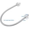 Door Loop Wire Armor Door Cord Zinc Alloy 1Pc 40Cm Long Door Loop With Triangle Ends For Exposed Mortise Mounting Wire Cable