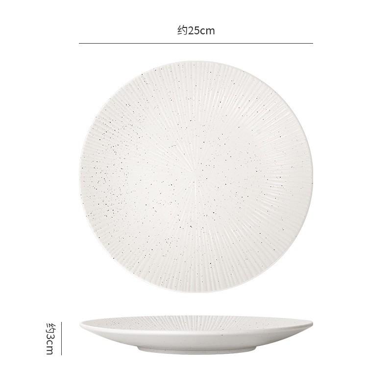 Minimalist Nordic Ceramic Dinnerware Set - Salad Bowl Soup Plate Steak Dish Small Side Coffee Cup Dishwasher Safe
