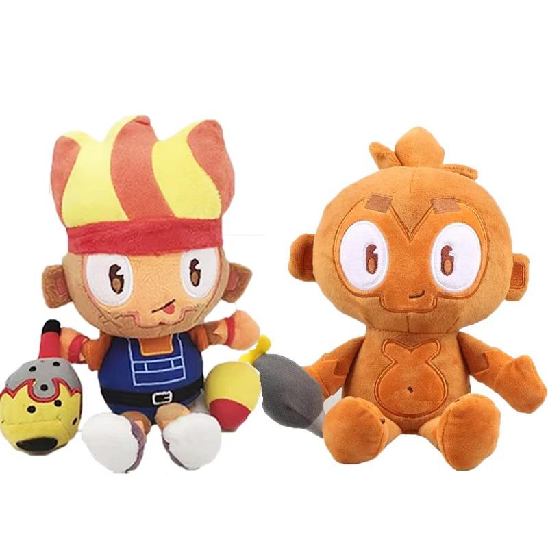 1/3pcs Dart Monkey Plush Toy Bloons TD 6 Gwendolin Obyn Greenfoot Stuffed Animal Plushies Doll Soft Figurine Fans Birthday Gifts