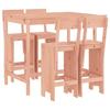 VidaXL 5-piece Garden Bar Set Solid Douglas Wood, Pub Set, Patio Bar Set, Table Set 3157810
