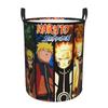 N-Naruto Anime Laundry Basket Collapsible TV Manga Series Laundry Hamper for Household Items Bathroom Organizer Storage Bins