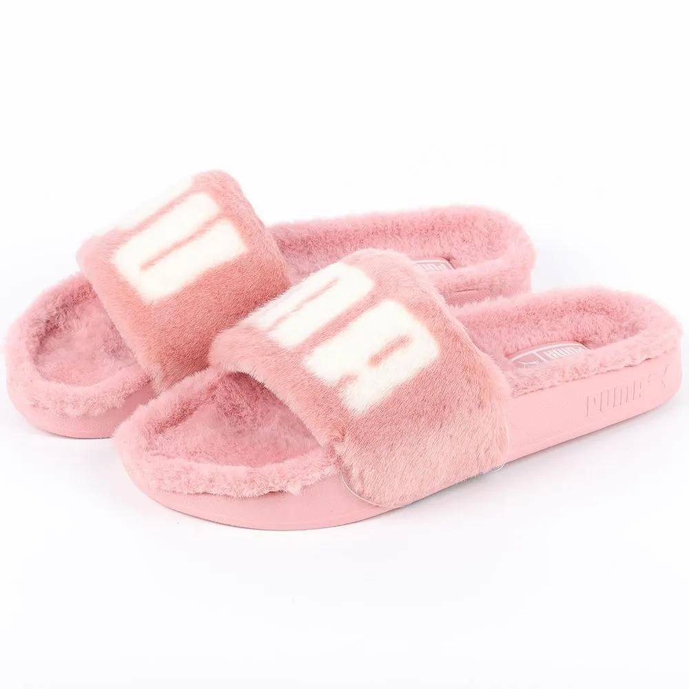 Puma Leed Cat 2.0 Fuzz WNS Slippers 38731311 Fur Slippers Fur Shoes Winter Warm Shoes for Indoors and Outdoors