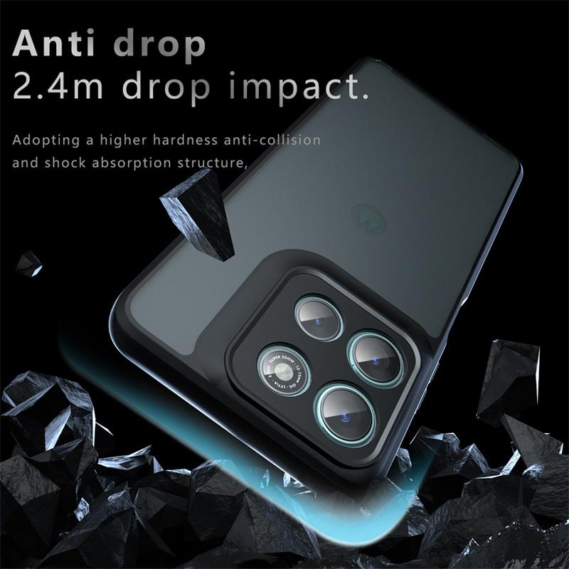 For Motorola Moto G56 Case Moto G56 G66J G66Y Cover Soft TPU Frame PC Matte Bumper Protective Phone Cases Moto G66J G66Y Funda